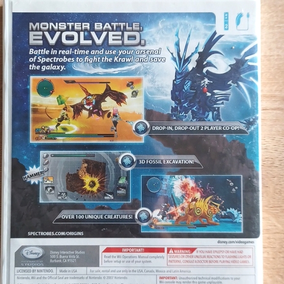 Wii Spectrobes Origins Game - Picture 3 of 4